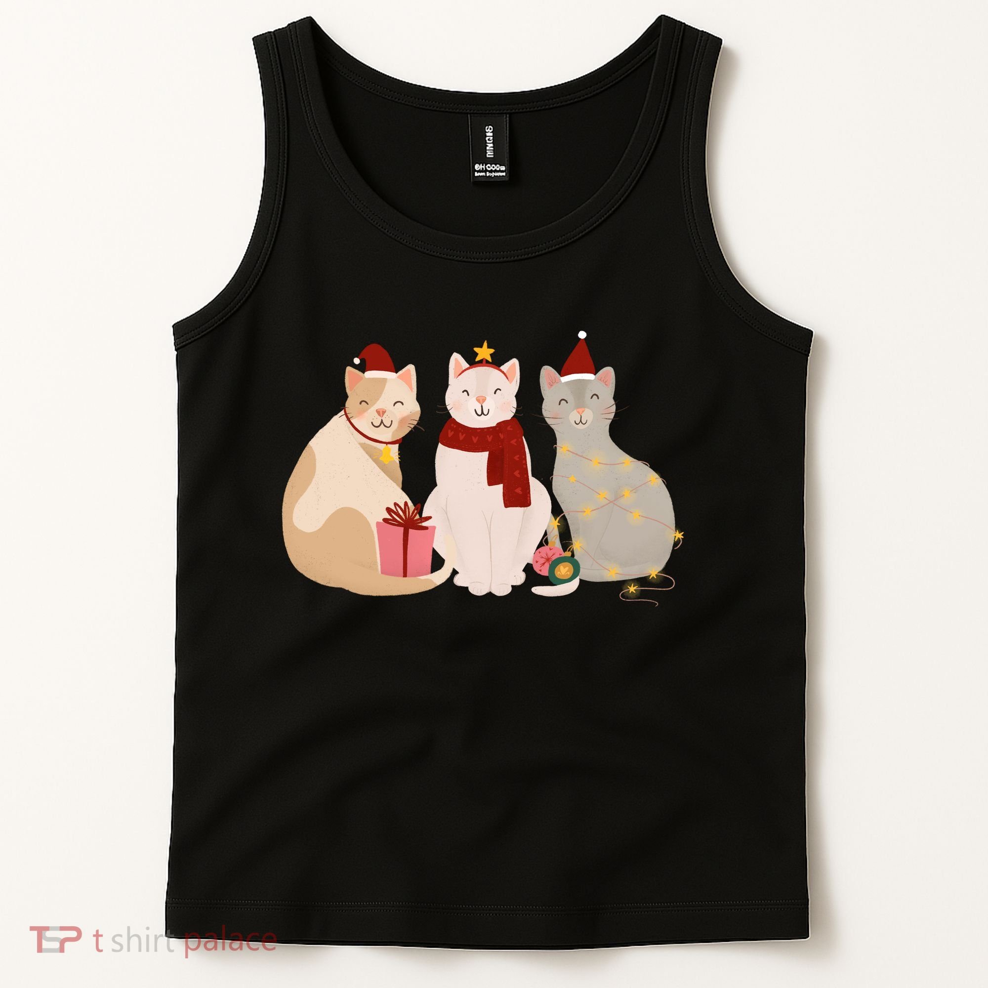 Catmas Cat Lover Cute Christmas Tank Top