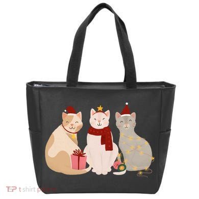 Catmas Cat Lover Cute Christmas Tote Bag