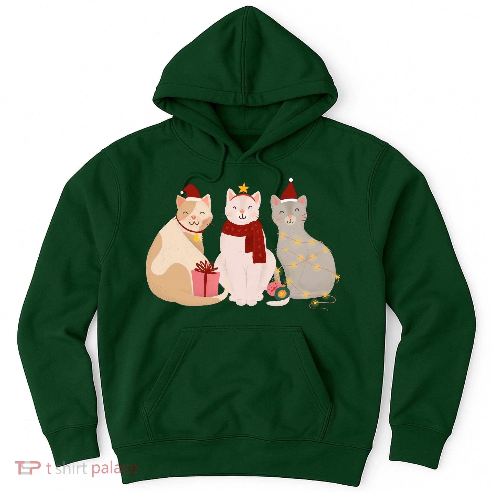 Catmas Cat Lover Cute Christmas Hoodie