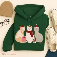 Catmas Cat Lover Cute Christmas Hoodie thumb 4