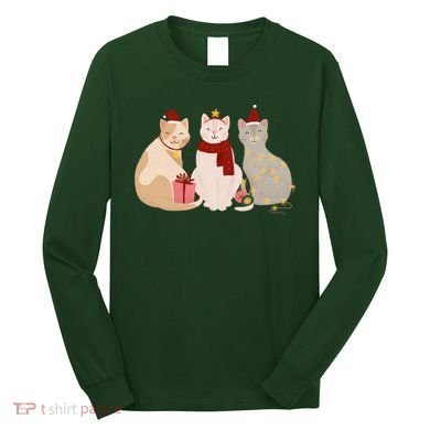 Catmas Cat Lover Cute Christmas Long Sleeve Shirt