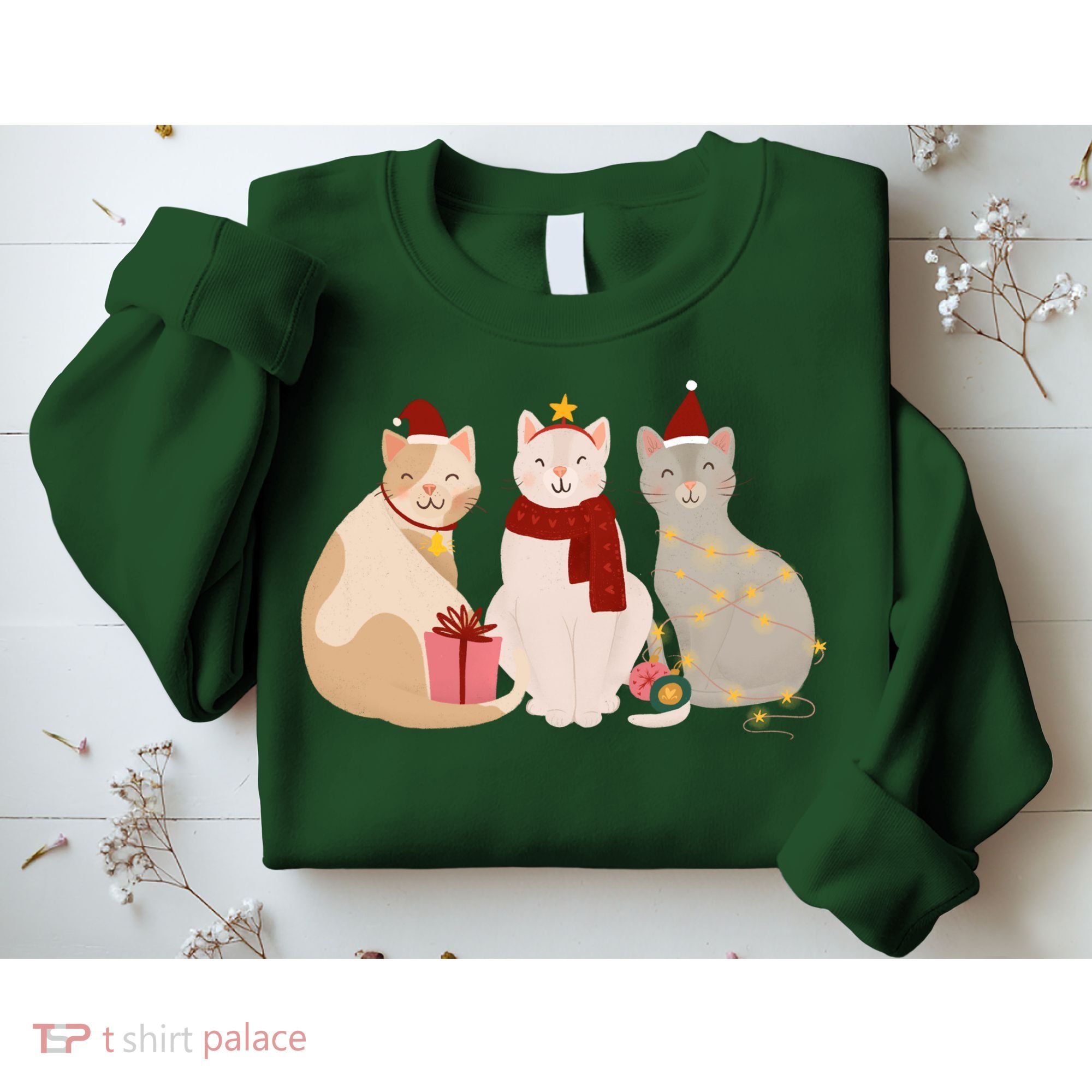 Catmas Cat Lover Cute Christmas Sweatshirt