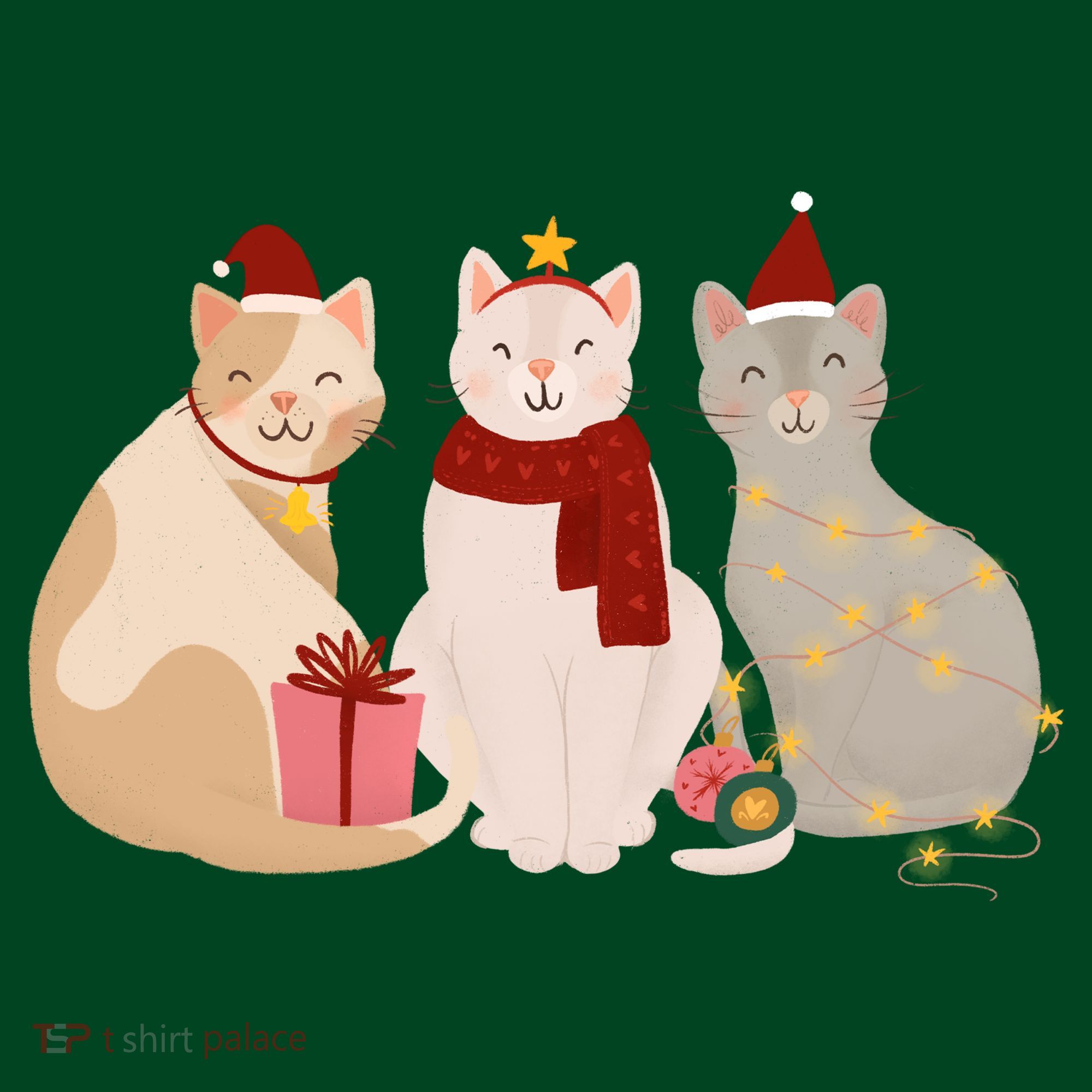 Catmas Cat Lover Cute Christmas T-Shirt