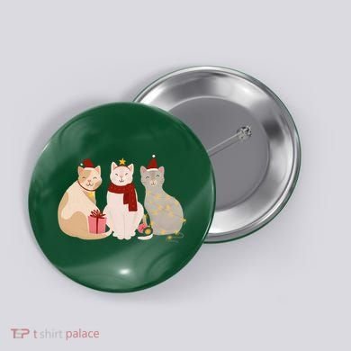 Catmas Cat Lover Cute Christmas Button