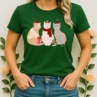 Catmas Cat Lover Cute Christmas Women's T-Shirt thumb 2