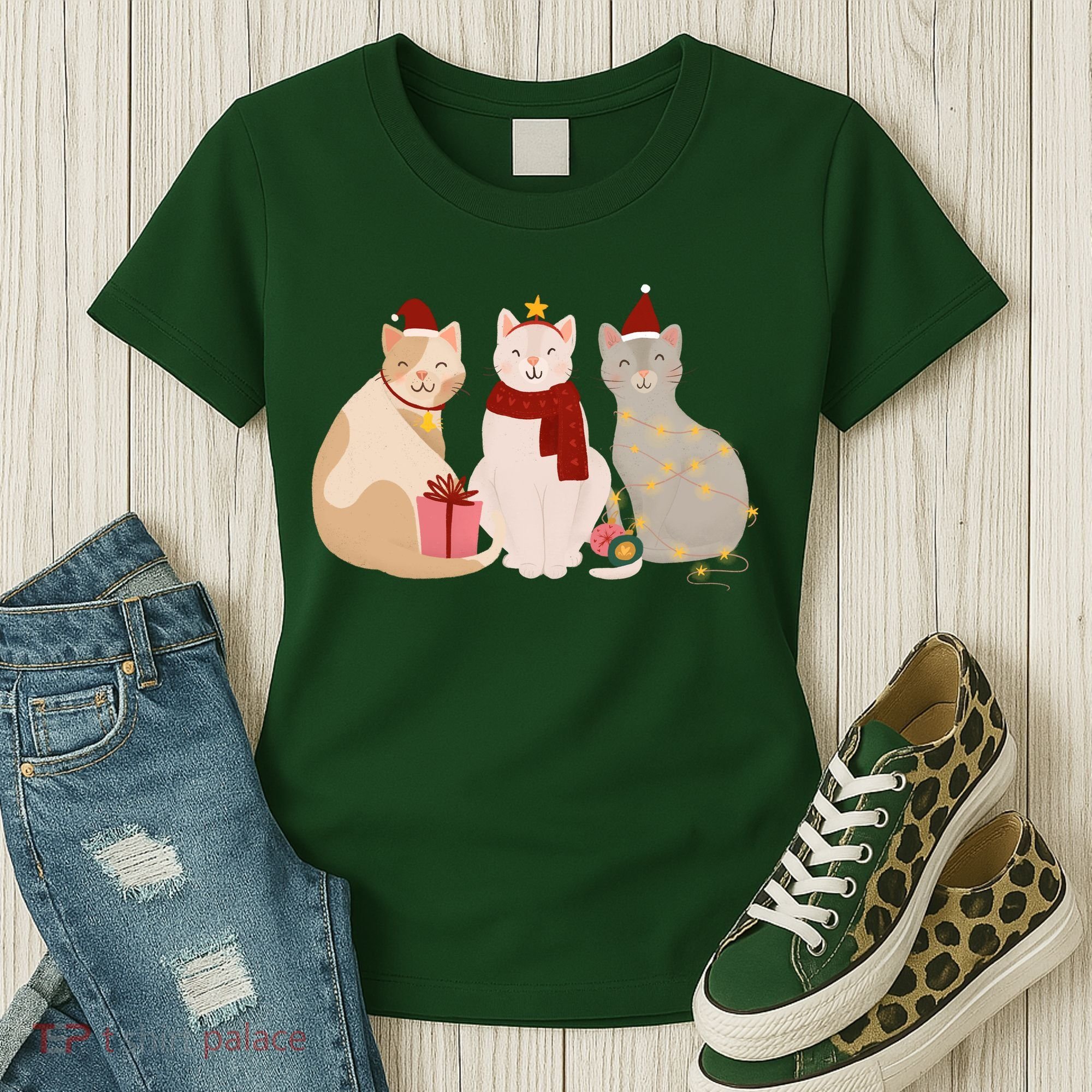 Catmas Cat Lover Cute Christmas Women's T-Shirt