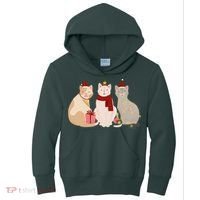 Catmas Cat Lover Cute Christmas Kids Hoodie thumb 0