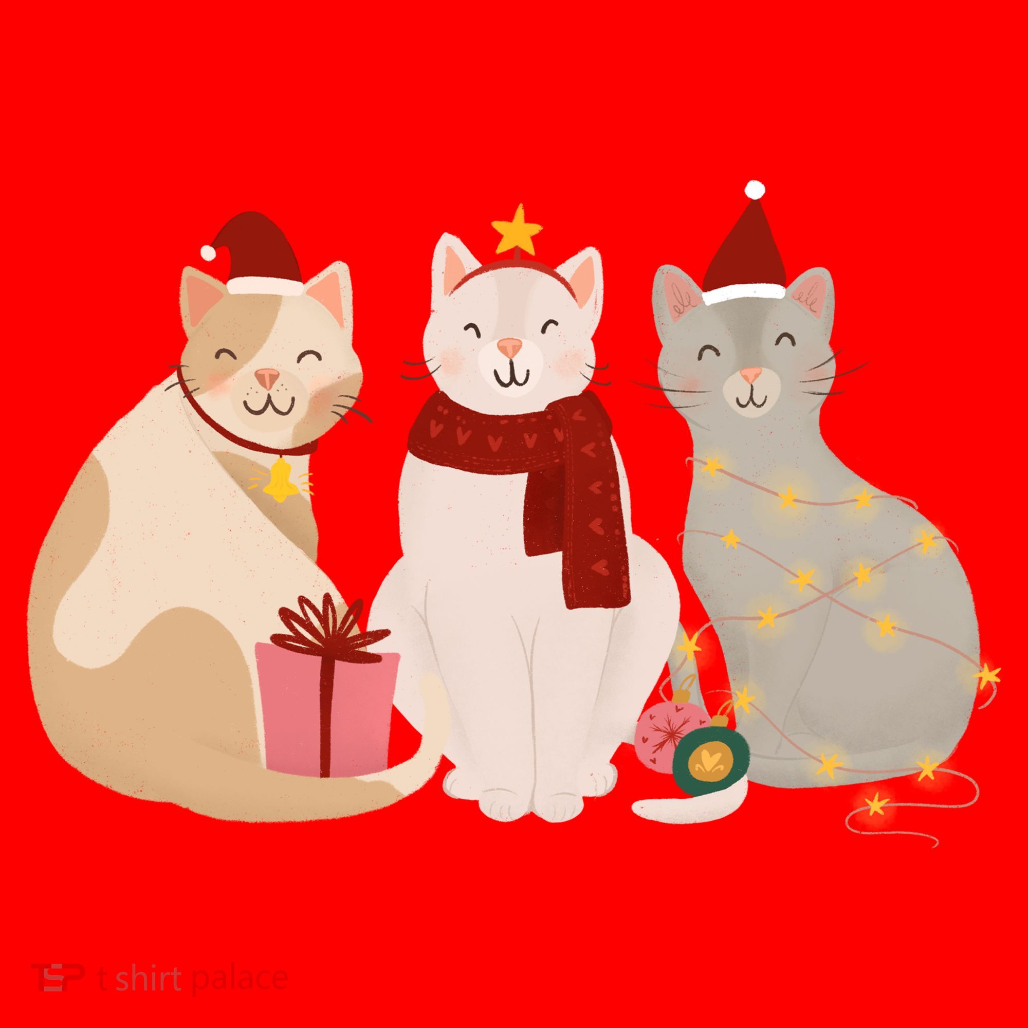 Catmas Cat Lover Cute Christmas Santa Hat