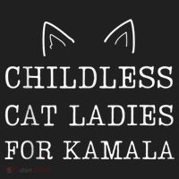 Childless Cat Ladies For Kamala Tumbler thumb 3