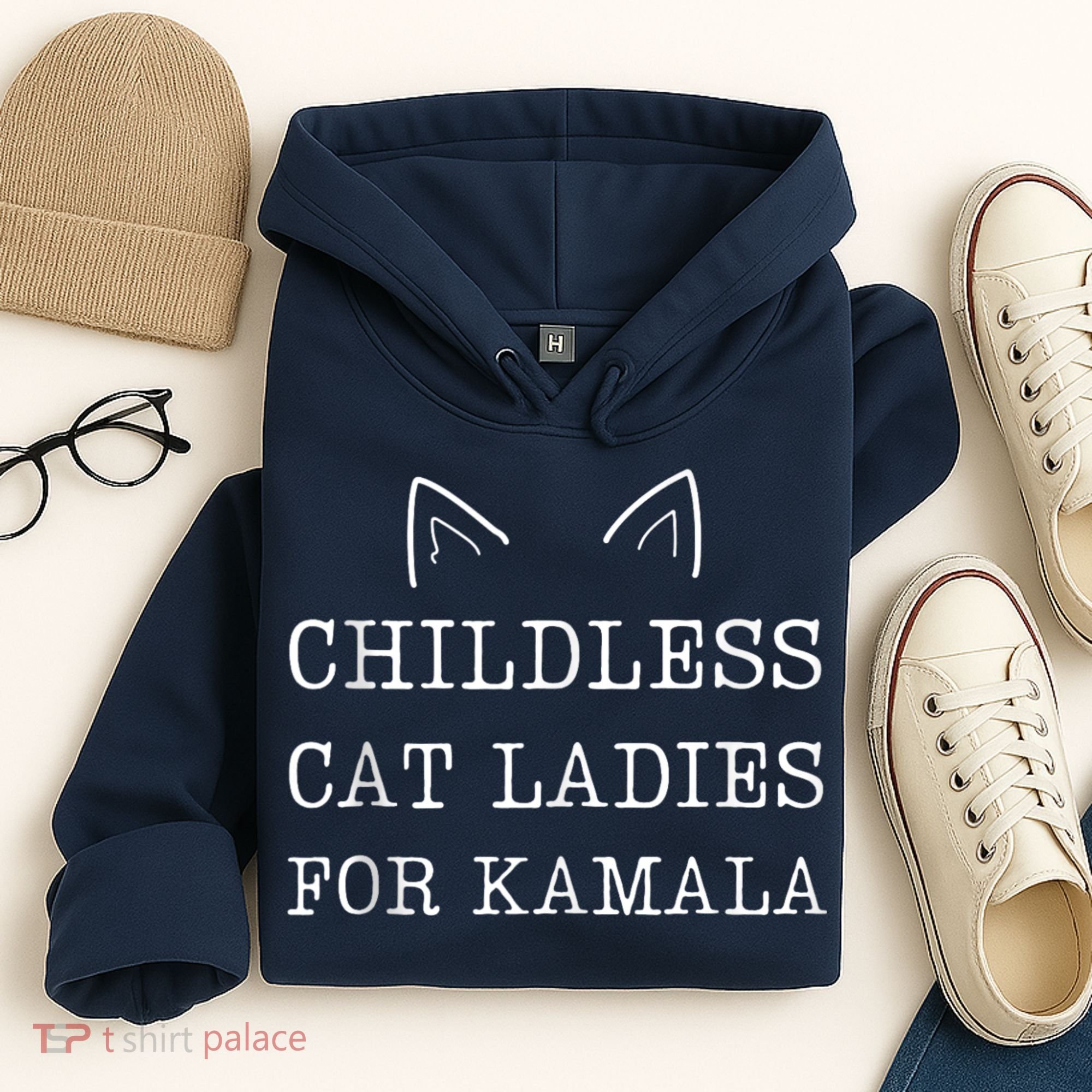 Childless Cat Ladies For Kamala Hoodie
