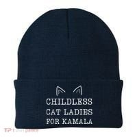 Childless Cat Ladies For Kamala Beanie thumb 0