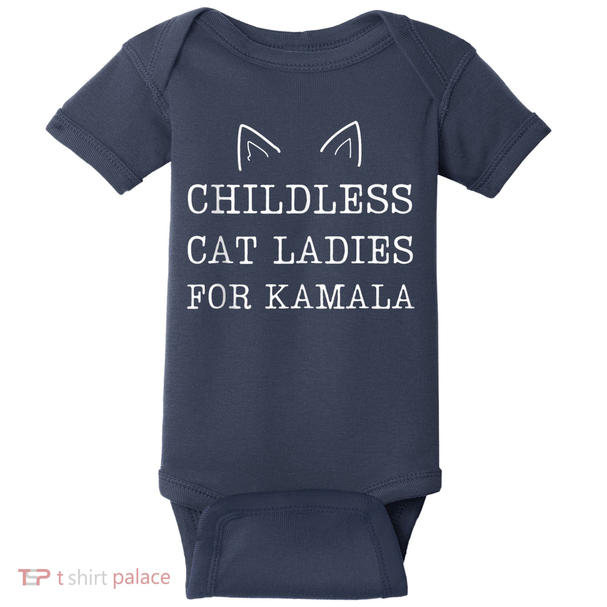 Childless Cat Ladies For Kamala Baby Bodysuit