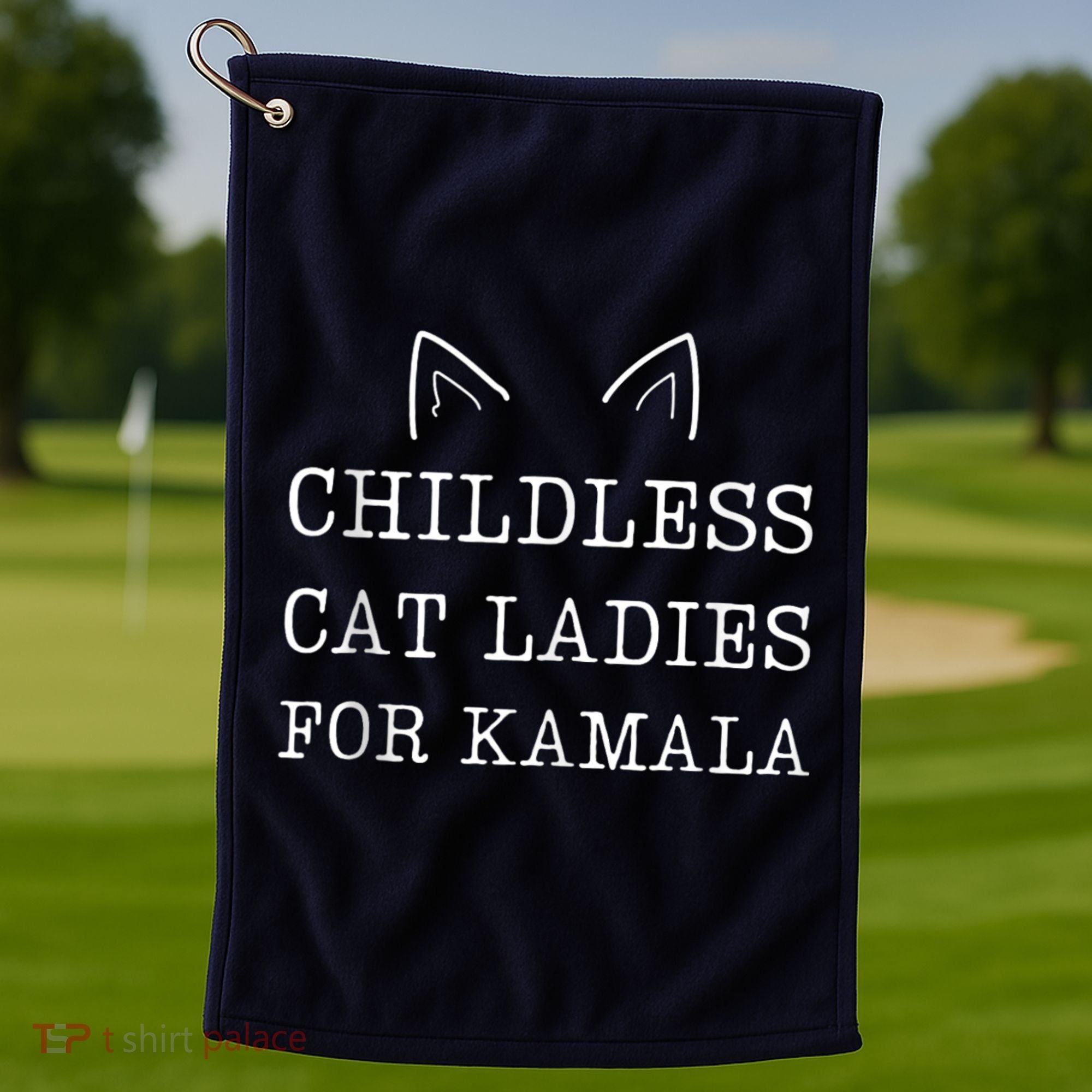 Childless Cat Ladies For Kamala Golf Towel