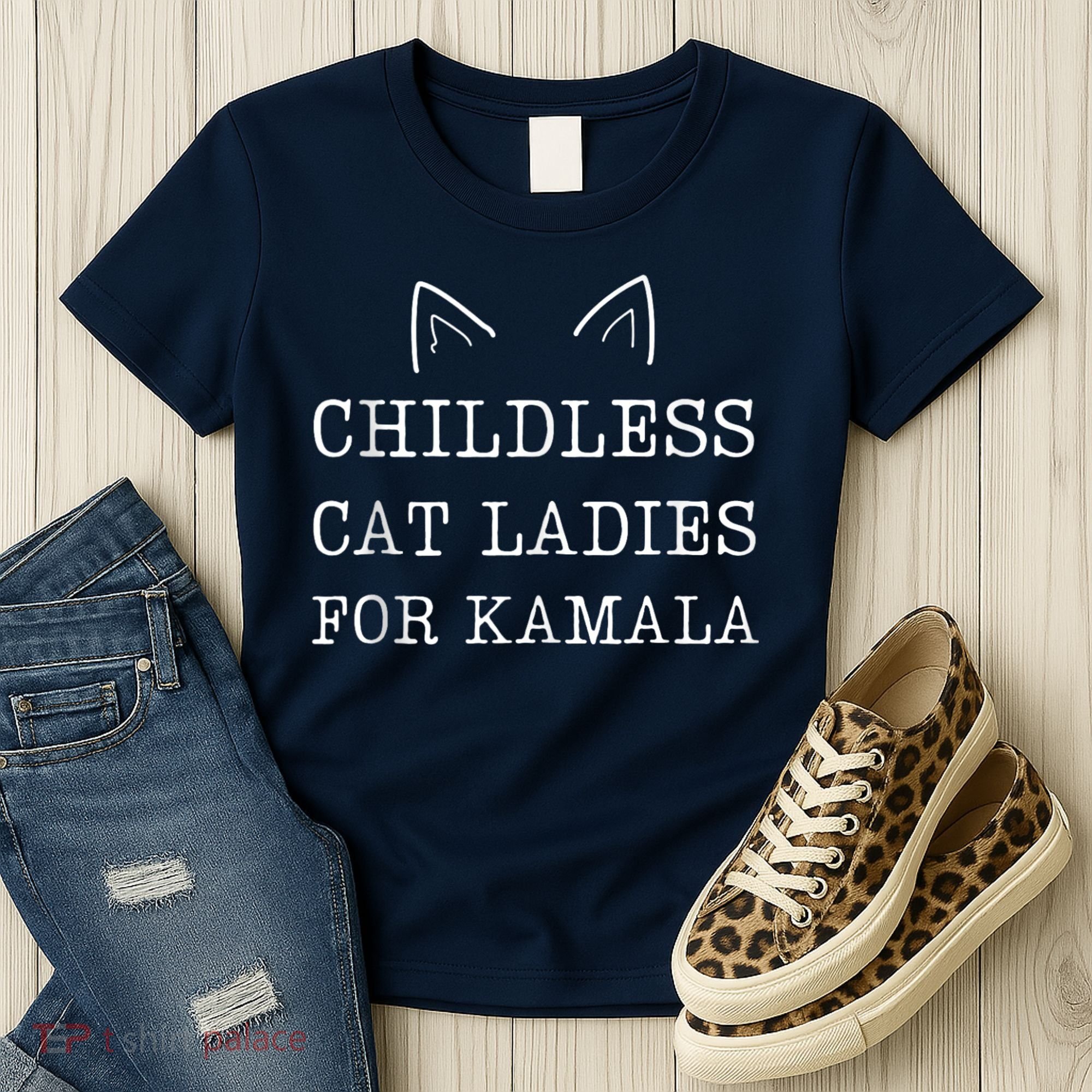 Childless Cat Ladies For Kamala Women's T-Shirt