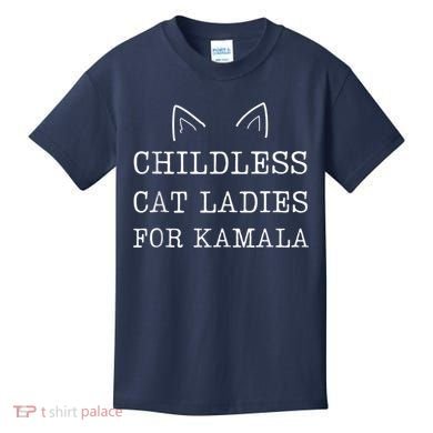 Childless Cat Ladies For Kamala Kids T-Shirt