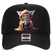 Cat Coffee Lover Kitten Baby Cute Adorable Fan Art Gift Hat thumb 0