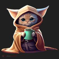 Cat Coffee Lover Kitten Baby Cute Adorable Fan Art Gift Hat thumb 2