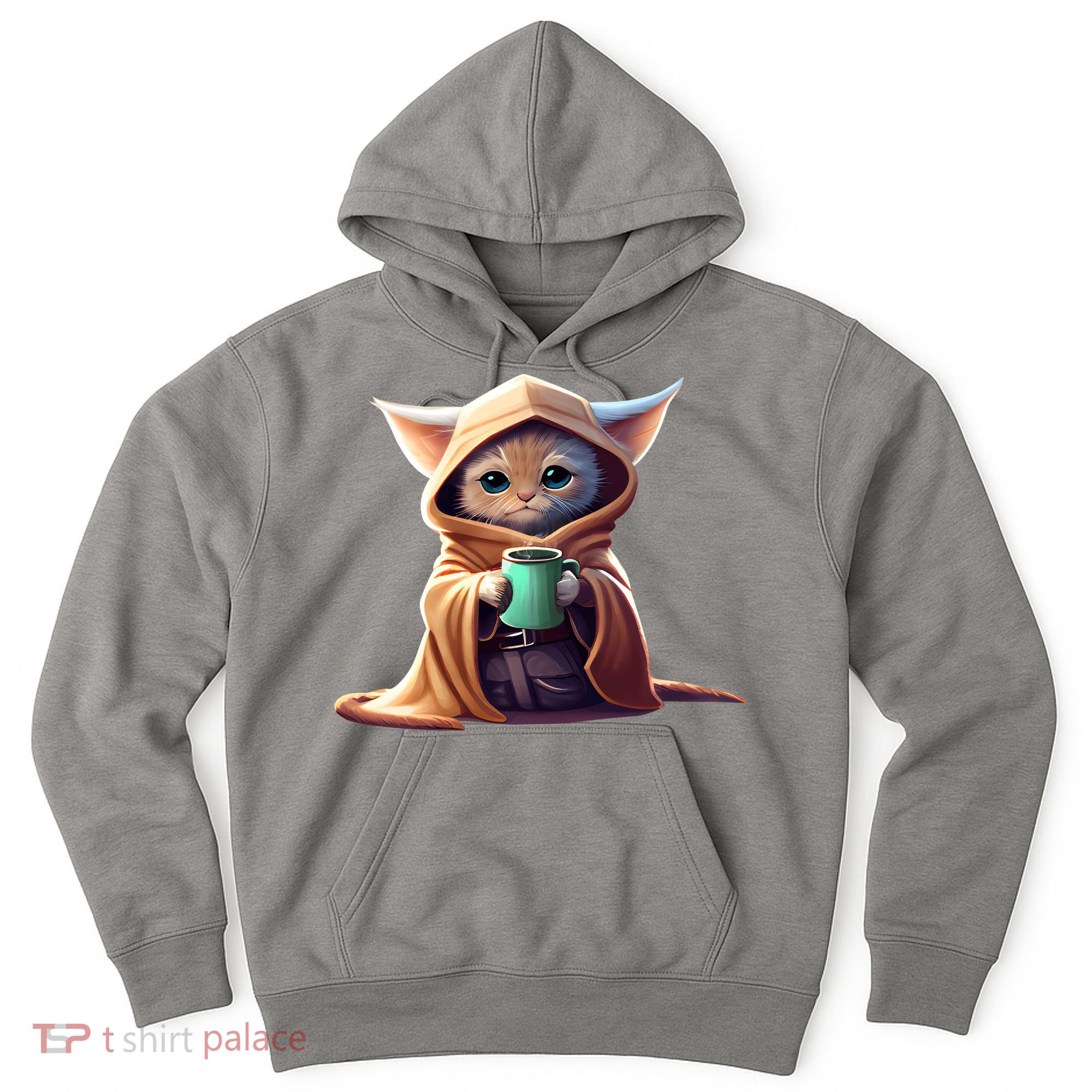 Cat Coffee Lover Kitten Baby Cute Adorable Fan Art Gift Hoodie