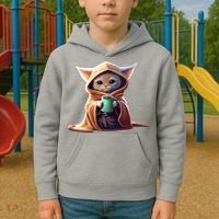 Cat Coffee Lover Kitten Baby Cute Adorable Fan Art Gift Kids Hoodie thumb 2
