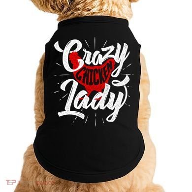 Crazy Chicken Lady Chickens Farmer Farming Doggie Tank