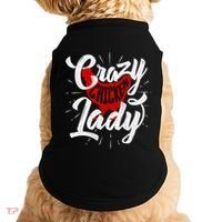 Crazy Chicken Lady Chickens Farmer Farming Doggie Tank thumb 0