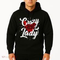 Crazy Chicken Lady Chickens Farmer Farming Hoodie thumb 2