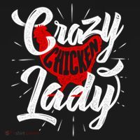 Crazy Chicken Lady Chickens Farmer Farming Hoodie thumb 7