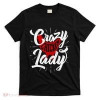 Crazy Chicken Lady Chickens Farmer Farming T-Shirt thumb 0