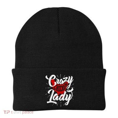 Crazy Chicken Lady Chickens Farmer Farming Beanie
