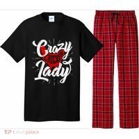Crazy Chicken Lady Chickens Farmer Farming Pajama Set thumb 0