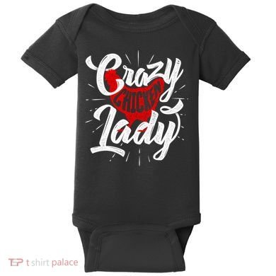 Crazy Chicken Lady Chickens Farmer Farming Baby Bodysuit