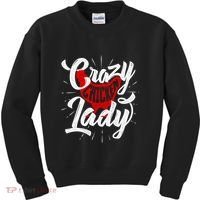Crazy Chicken Lady Chickens Farmer Farming Kids Sweatshirt thumb 0
