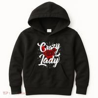 Crazy Chicken Lady Chickens Farmer Farming Kids Hoodie thumb 0