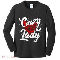 Crazy Chicken Lady Chickens Farmer Farming Kids Long Sleeve Shirt thumb 0
