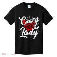 Crazy Chicken Lady Chickens Farmer Farming Kids T-Shirt thumb 0