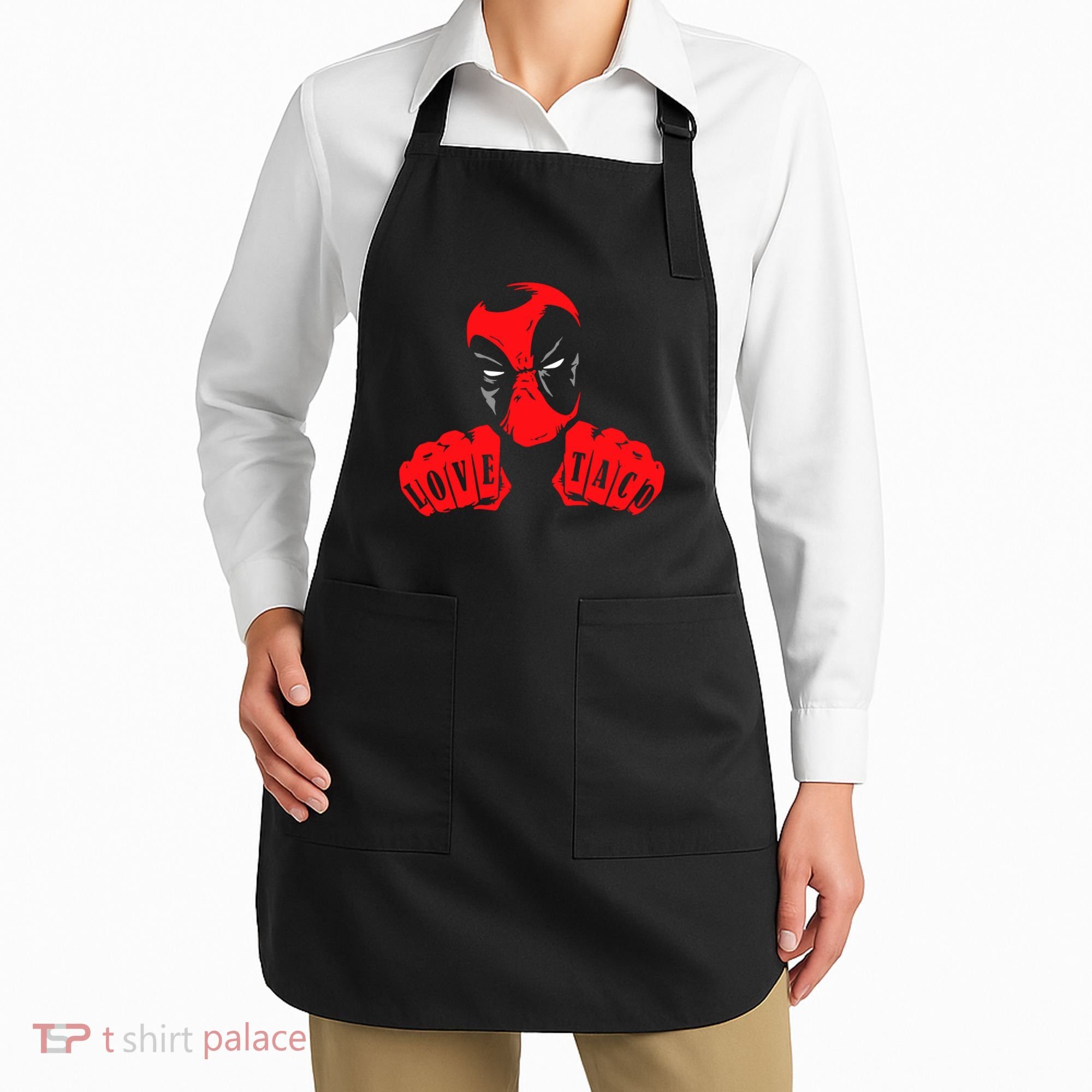 Cult Comic Love Taco Apron