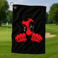 Cult Comic Love Taco Golf Towel thumb 1