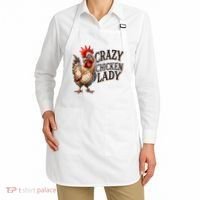 Crazy Chicken Lady Funny Farm Animal Apron thumb 2