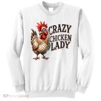Crazy Chicken Lady Funny Farm Animal Sweatshirt thumb 0