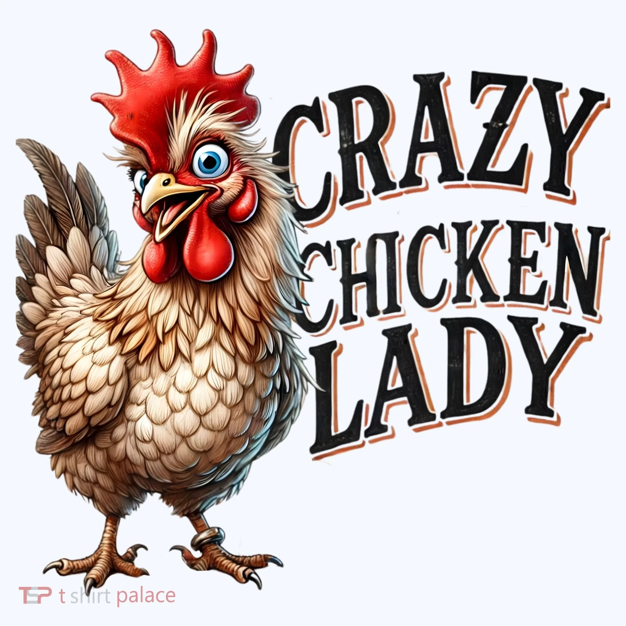 Crazy Chicken Lady Funny Farm Animal Coffee Mug