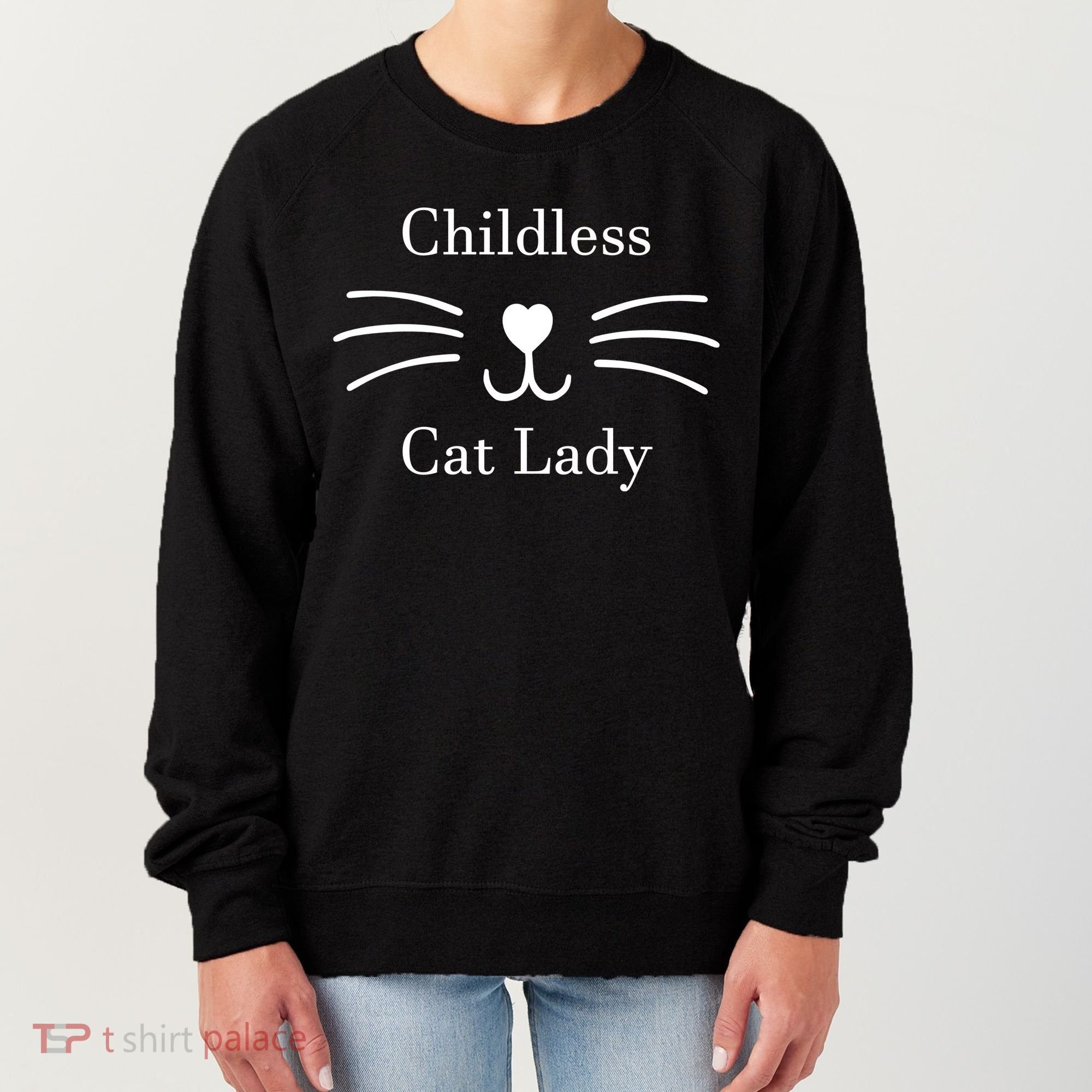 Childless Cat Lady Kamala Harris Women's Sweatshirt