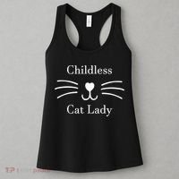 Childless Cat Lady Kamala Harris Women's Tank Top thumb 3