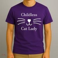 Childless Cat Lady Kamala Harris T-Shirt thumb 3