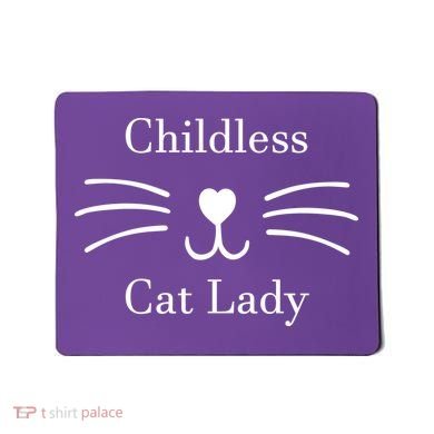 Childless Cat Lady Kamala Harris Mousepad