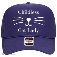 Childless Cat Lady Kamala Harris Hat thumb 0