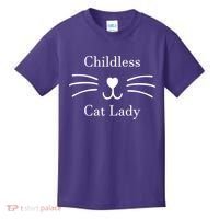 Childless Cat Lady Kamala Harris Kids T-Shirt thumb 0