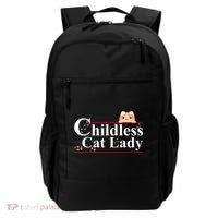 Childless Cat Lady 2024 Kamala Harris Election Backpack thumb 0