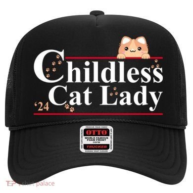 Childless Cat Lady 2024 Kamala Harris Election Hat