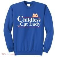Childless Cat Lady 2024 Kamala Harris Election Sweatshirt thumb 0