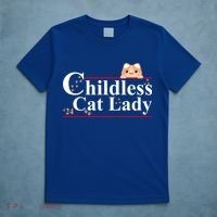 Childless Cat Lady 2024 Kamala Harris Election T-Shirt thumb 5